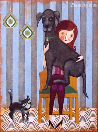 "Lap Dog" #3 2014
12"x16" "Lap Dog" #3 2014
12"x16"